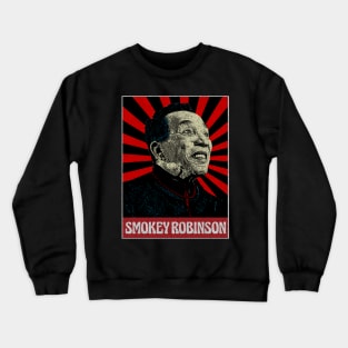 Vintage Smokey Robinson Pop Art Crewneck Sweatshirt